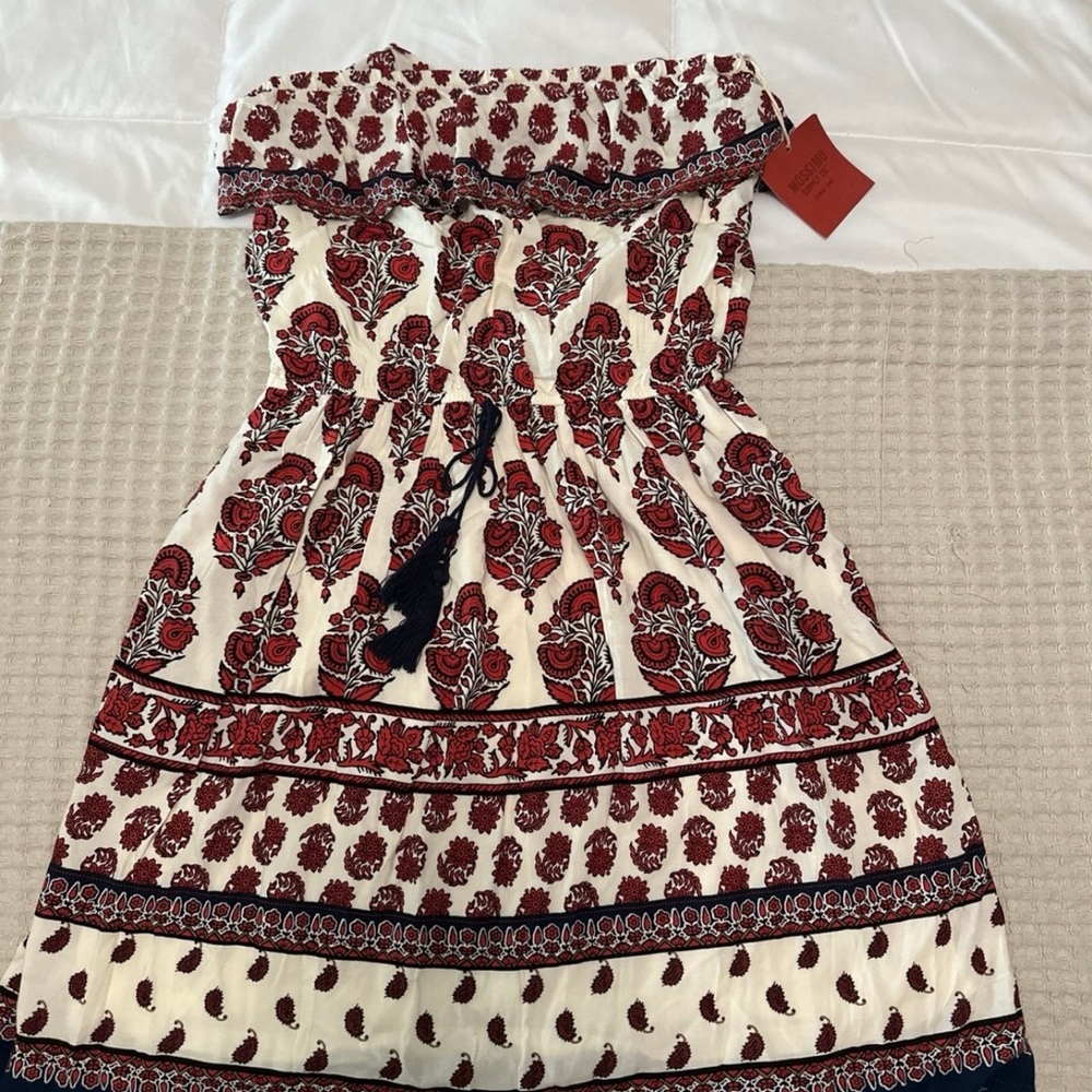 Mossimo Supply Co. Paisley Print lined dress.